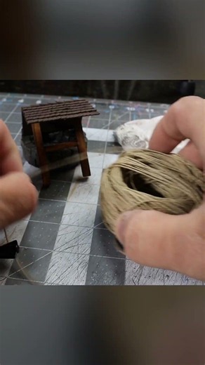 I made a tiny well for my #dnd terrain collection