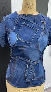 15K views · 218 reactions | You Asked For A Simple Denim Blouse 路‍♀️ By Request Currently. #upcycledfashion #repurposedclothing #denimstyle #fashion #madeinusafashion | Tawni Haynes Custom Apparel (ICONYQ) | Facebook