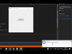 C# - How To Make Own Notification Popup