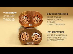 CRIMPING CONNECTORS (H-TYPE CRIMP) SBI CONNECTORS - GREATER COMPRESSION