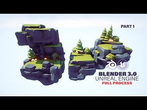Blender 3.0 & UNREAL | Creating 3D ART for Platformer / Side Scroller Game (Part 1)