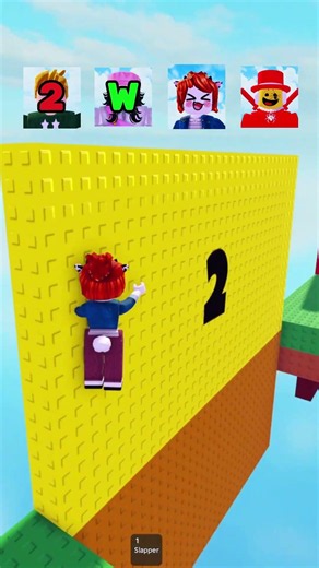 YouTuber vs impossible wallhop. Can you beat this impossible wallhop? 🏃💨 #roblox #challenge