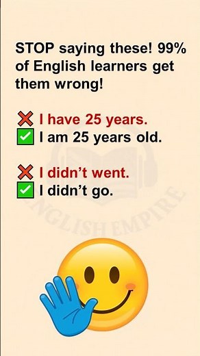 English Lesson: STOP saying these! 99% of English learners get them wrong!