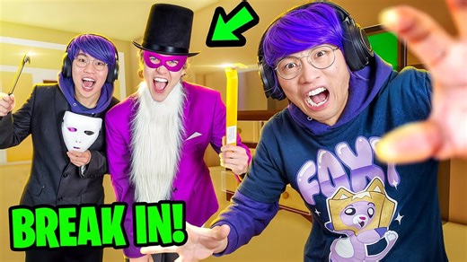 MINI-LANKYBOX Plays ROBLOX BREAK IN!_ (LankyBox Joined Break In in Real Life!). | GamingBox