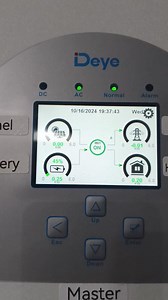 Solar Set up 12kva Hybrid ongrid/offgrid 2pcs 6kw Deye Hybrid inverter via parallel 24pcs 550watts solar panel or 13,200kwp 2pcs 200AH 51.2v Lifepo4 Battery via parallel or 20,480kwh Back up Power. Complete Set. Date installed; Oct,26,2024 | Marjun Baybayon