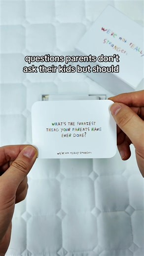 If you want better conversations and connection with your child, you have to ask better questions than just “how was school” or “what did you learn today”. Here are some ideas🫶🏼 #parentsoftiktok #kidsgames #kidsactivities #cardgame #parentingtips