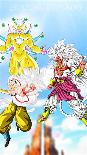 Frieza & goku vs Broly 🔥||who is strongest? #shorts