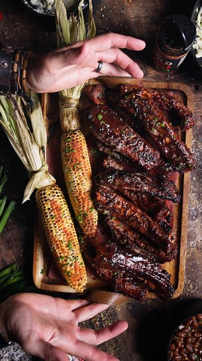 Fall-off-the-bone? More like fall in love 🤤These juicy, BBQ grilled ribs are calling your name — get the recipe below! PARTY RIBS RECIPE Ingredients: • 2 racks St. Louis-style spare ribs, competition trimmed • 2 tbsp Dijon mustard • 2 tbsp mayonnaise • 3–4 tbsp Weber Seasonings BOLD Smoky & Sweet Method: Carve the trimmed spare ribs into single-bone portions. In a bowl, whisk together Dijon mustard and mayonnaise for your binder. Coat each rib evenly, then season generously with Weber BOLD Smok