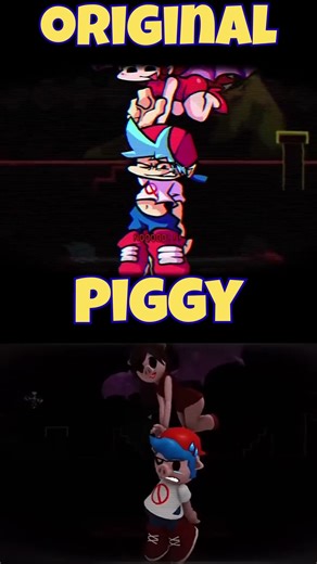 FNF Mario Madness V2 – Normal vs Piggy #shorts