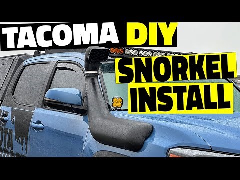 How to Install Tacoma Snorkel | Budget Safari Style Snorkel | 2016+ Toyota Tacoma 3rd Gen