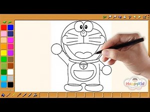 تعلم الالوان وتلوين شخصية دورايمون | Learn Colors | Doraemon Coloring
