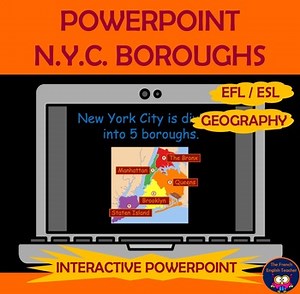 NYC BOROUGHS - POWERPOINT on the 5 boroughs in New York City