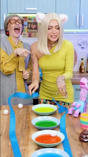 My grandma is unstoppable in this challenge 😇🔥 #funny #family