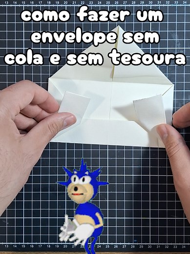 Como Fazer um Envelope Sem Cola e Sem Tesoura