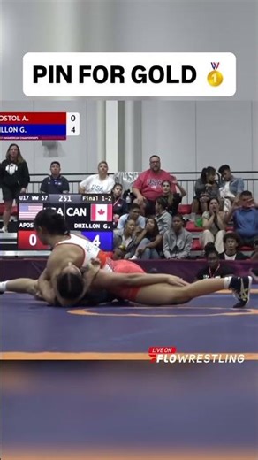 Aleia Apostol gets the come from behind PIN to win U17 Pan Am gold!