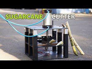 Pneumatic Sugarcane Bud Cutter Machine With Feeder | Mechanical Project Ideas