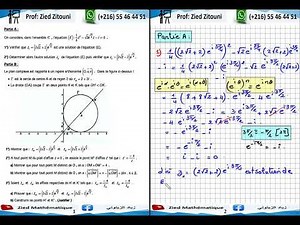 37 - Nombres Complexes Correction Exercice. Bac Math / Science / Technique