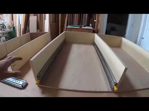 How to install the 2576 heavy duty drawer slides？