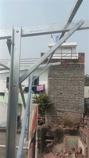 On Grid Solar System Installation for Home ☀️ #Shorts