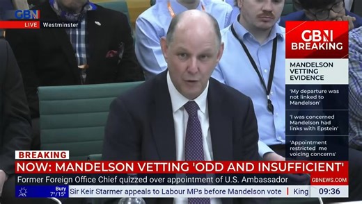 Has Starmer misled the House?Sir Phillip Barton: “was there pressure? Absolutely.”Sir Oliver Robbins describes “an atmosphere of pressure”Ian Collard ‘felt pressure’ from No.10 to deliver a rapid outcomeStarmer in the Commons last week: “no pressure existed whatsoever”