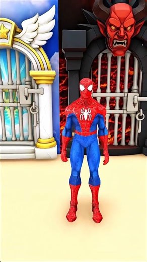 Does Spider-man Deserve To Go To Heaven? #scaryteacher3d