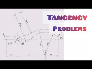 Tangency problems - Plier in/ TECHNICAL DRAWING / ENGINEERING DRAWING