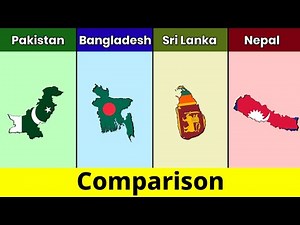 Pakistan vs Bangladesh vs Srilanka vs Nepal | South Asian Countries Comparison | Data Duck