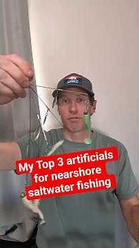 My TOP 3 artificial LURES/bait for inshore SALTWATER fishing