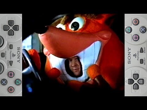CTR: Crash Team Racing "Crash VS Granny" (Sony PlayStation\\PSX\\PS\\PSone\\Commercial) Full HD