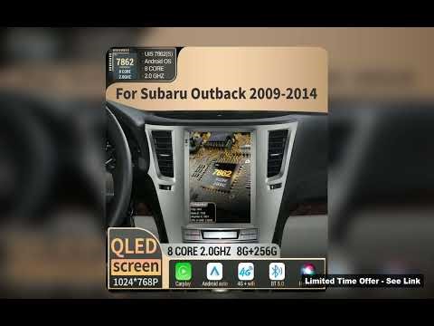 97 Inch QLED Touch Screen Car Radio Multimedia GPS Navigation Head Unit for Subaru Outback 20092014