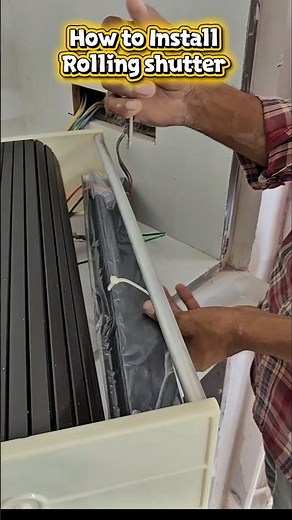 How To Install Rolling Shutter Easily #homedecor #interiordesign