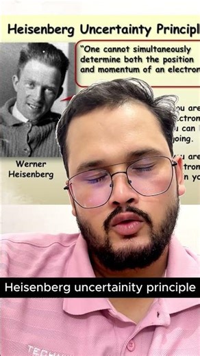 Heisenberg uncertainty principle #chemistry #neet2026 #class12chemistry