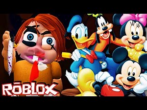 Mickey Mouse Clubhouse Characters ESCAPE EVIL CHUCK in Roblox!