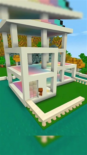 Super cute unicorn house for those who love girly styles 🦄 #miniworld #miniworldvn