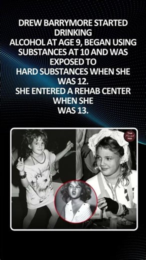 At 9 She Was Drinking… The Shocking Childhood of Drew Barrymore #DrewBarrymore