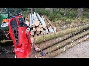Waldarbeiten 2. Tag mit Fendt 108 S am limit, Stihl MS 261, Eifo Forstgreifer, Oehler Seilwinde 5500