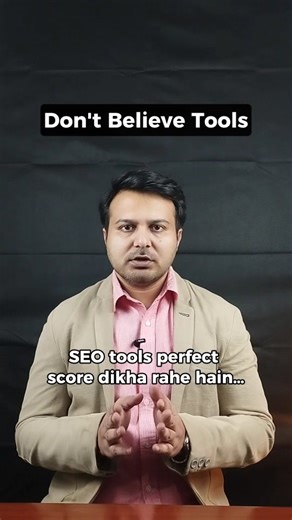 Adeel Akram on Instagram: "SEO tools show a perfect score… but rankings still don’t improve? ⚠️ Here’s the reason 👇 Tools follow rules. Google follows users. You can check every box in an SEO tool and still fail if users don’t find value. Real SEO means: ✔ Solving the user’s problem ✔ Matching search intent ✔ Clear, helpful answers ✔ A good on-page experience When you follow the user, the search engine starts following you. SEO is not tool-first. SEO is user-first. Save this reel if you’re tire