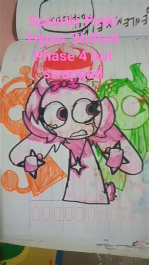Sprunki Pinki Hyper Shifted Phase 4 but swapped | #sprunki #hyper #shifted #phase4 #swapped