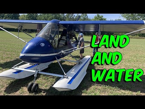 Ultralight float plane Quad City Challenger 2