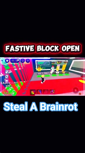 Fastive Block Open #crazyteam #shorts #shortsfeed #roblox