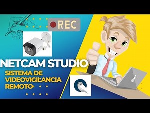 NETCAM STUDIO videovigilancia REMOTA 2022, Convierte tu #webcam en camara IP