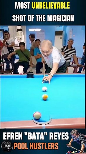 Legendary Shot! Efren Bata Reyes Leaves Everyone Speechless