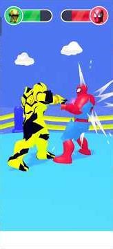 iron Man fighting Spider-Man game #games #gaming #trending