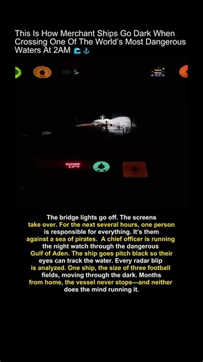 Bridge lights off for a reason #gulfofaden #merchant