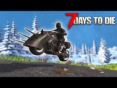 I Built a KILLER Motorcycle to Survive the Apocalypse - 7 Days to Die