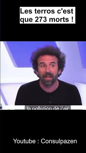 Le terrourisme c'est pas grave car il eu que 273 morts selon ce EELV