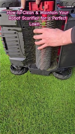 The Secret to a Greener Lawn: Robot Scarifier Maintenance DIY #LawnCare #RobotMower #GardeningTips