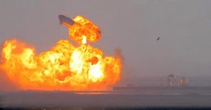 SpaceX Starship rocket prototype nails landing ... then blows up