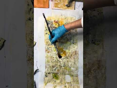 Get started creating personal work with collage material.
