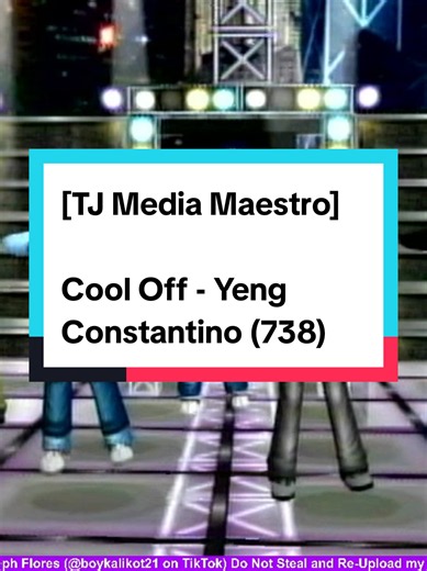 [TJ Media Maestro] Cool Off - Yeng Constantino (738) #4u #karaoke #instrumental #boykalikotvideokerental